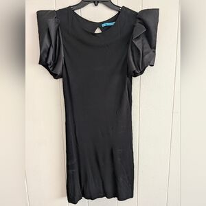 Alice + Olivia Black Long Sleeve Dress